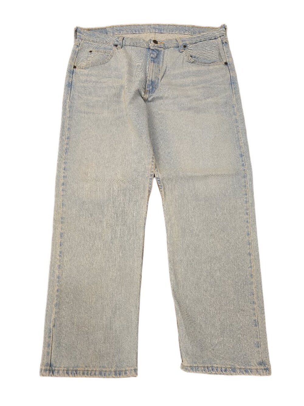 Mens Wrangler Premium Quality Blue Jeans Size 36x29 Cotton Denim Casual Fit